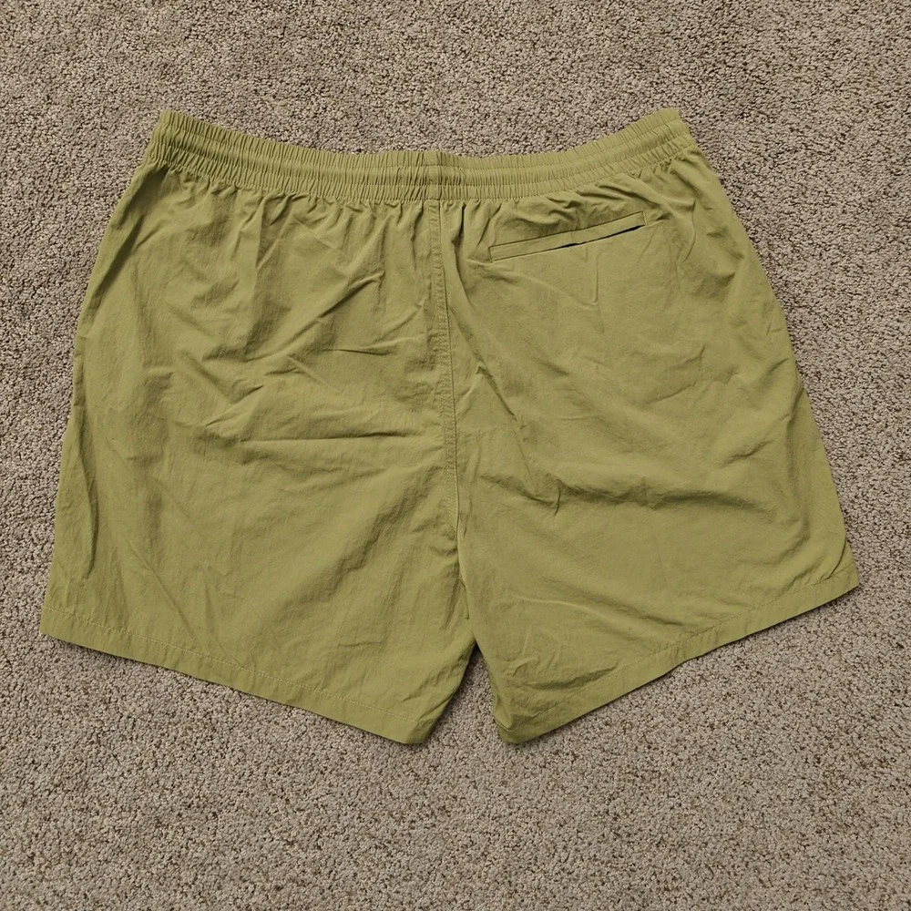 Everlane ReNew‎ Swim Short Mens XL Olive Green Recycled Nylon 7 Inch Inseam